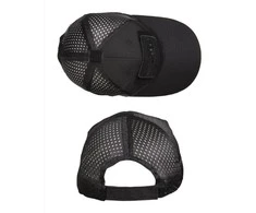 Mil-Tec Taktinė kepurė su Velcro ir tinkleliu, JUODA