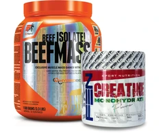 Extrifit Sport Nutrition Extrifit Beef Mass 1500 g. + FEN Creatine 300g (Papildai masės auginimui)