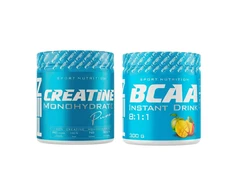 Fen Papildai Sportui BCAA 8:1:1 instant 300g. + Creatine monohydrate pure 300g.