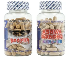 Fen Papildai Sportui Papildų rinkinys vyrams: FEN Test Booster + Ashwagandha KSM-66