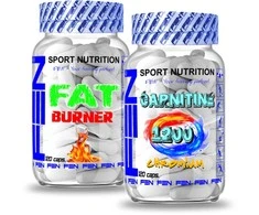 Fen Sport Nutrition FEN Carnitine 1200 + FEN Fat Burner 2 x 120 kaps. - Riebalų degintojų rinkinys