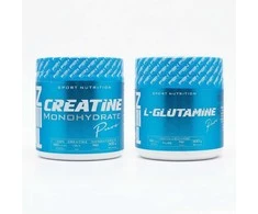 Fen Sport Nutrition FEN Creatine pure 300g + FEN L-Glutamine pure 300g.
