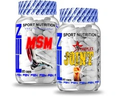 Fen Sport Nutrition FEN Joint Complex + FEN MSM, 2 vnt po 120 kaps. (Rinkinys sausgyslėms, raiščiams, sąnariams)