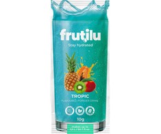 Frutilu becukris gėrimas tropinių vaisių skonio