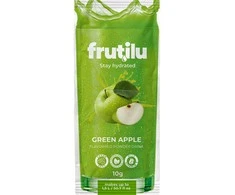 Frutilu becukris gėrimas žaliųjų obuolių skonio