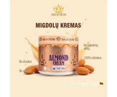 King of Creams® Almond cream 500g. - natūralus migdolų kremas