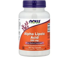 NOW Foods Alpha Lipoic Acid 250 mg - 120 kapsulės