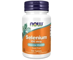 Now Foods Selenium 100mcg - 100 tab. - Selenas