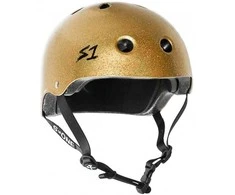 S-ONE HELMET LIFER GOLD GLOSS GLITTER M