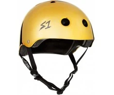 S-ONE HELMET LIFER GOLD MIRROR GLOSS S