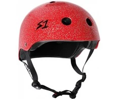 S-ONE HELMET LIFER Raudonas GLOSS GLITTER M