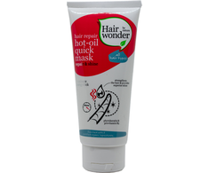 Hair Wonder Hairwonder Greito poveikio kaukė plaukų būklei atstatyti Hot Oil Quick Mask