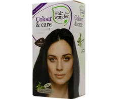 HAIRWONDER Colour &amp; Care plaukų dažai, vidutinė ruda 4, 100 ml