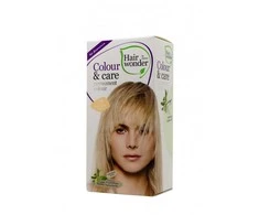Hair Wonder Hairwonder Colour &amp; Care ilgalaikiai plaukų dažai be amoniako spalva labai šviesi blondinė 9