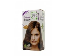 Hair Wonder Hairwonder Colour &amp; Care ilgalaikiai plaukų dažai be amoniako spalva riešuto 6.35