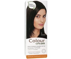 Henna Plus HAIRWONDER dažantis kremas Colour Kreminis, spalva tamsi ruda 3
