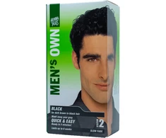 Henna Plus HENNAPLUS „Men’s Own Colour“ plaukų dažai vyrams, spalva juoda 1