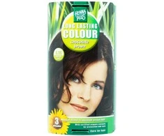 Henna Plus Hairwonder Ilgalaikiai plaukų dažai su 9 ekologiškais augaliniais ekstraktais, spalva šokolado ruda 5.35