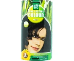 Henna Plus Hairwonder ilgalaikiai plaukų dažai su 9 ekologiškais ekstraktais, spalva juoda 1