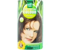 Henna Plus Hairwonder ilgalaikiai plaukų dažai su 9 ekologiškais augaliniais ekstraktais, spalva riešuto 6.35