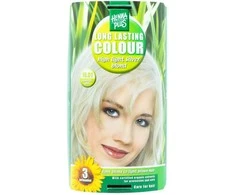 Henna Plus Hairwonder Ilgalaikiai plaukų dažai su 9 ekologiškais augaliniais ekstraktais, spalva labai šviesi pelenų blondinė 10.01