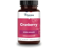 Prancūzija VITAVEA Cranberry 37,5 mg PAC šlapinimosi patogumui