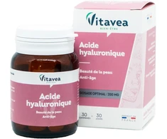 VITAVEA Hyaluronic Acid hialurono rūgštis, 30 augalinės kilmės