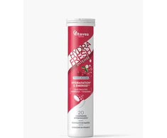 Vitavea HYDRAFRESH Intense raudonųjų vaisių skonio, 20 tirpstančių tablečių