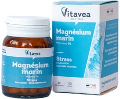 Vitavea Magnis jūrinės kilmės + vitaminas B6, 40 tablečių