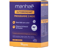Vitavea Manhaé Autobronzant savaiminiam įdegiui, 60 augalinės kilmės kapsulių