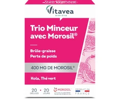 VITAVEA TRIO MINCEUR su MOROSIL® Svorio kontrolei, 20 augalinės kilmės kapsulių