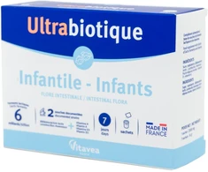 VITAVEA Ultrabiotique gerosios bakterijos vaikams su vitaminais D3 ir A, 7 paketėliai