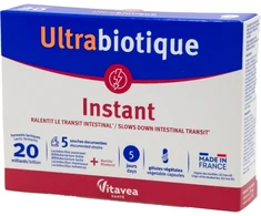 Vitavea Ultrabiotique Instant žarnyno judėjimui lėtinti, 10 augalinės kilmės kapsulių