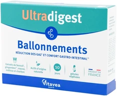 VITAVEA Ultradigest Ballonnements nuo pilvo pūtimo, 30 augalinės kilmės kapsulių