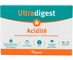 VITAVEA Ultradigest skrandžio rūgštingumui mažinti, 14 kramtomų tablečių