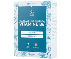 VITAVEA Valerijonas, geltonžiedė ešolcija, vitaminas B6, 30 augalinės kilmės kapsulių