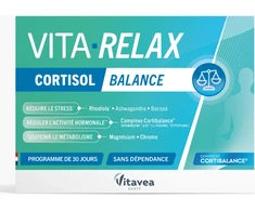 Vitavea VITA'RELAX Cortisol Balance, 30 augalinės kilmės kapsulių
