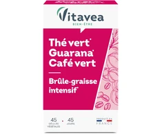Vitavea Žalioji arbata, guarana ir žalia kava riebalų deginimui