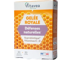 Prancūzija Vitavea Bičių pienelis, vitaminai C, D ir patentuotas gerųjų bakterijų kompeksas Suprabiotiques® natūraliai apsaugai