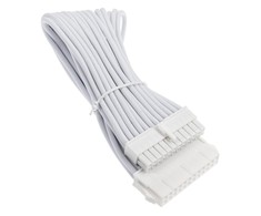 SilverStone maitinimo ilgintuvas SST-PP07E-MBW-V2, 24 kontaktų ATX (baltas, 30 cm)