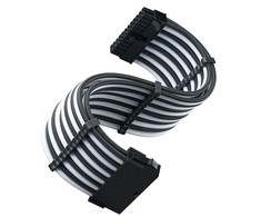 SilverStone ATX 24-Pin-Cable, 300mm - juodos spalvos/baltos spalvos