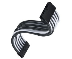 SilverStone ATX 24-Pin-Cable, 300mm - juodos spalvos/baltos spalvos