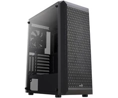 Aerocool Beam-G-BK-v1 Midi-Tower, Tempered Glass - juodos spalvos
