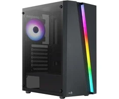 Aerocool Blade V1 Midi-Tower, Tempered Glass - juodos spalvos
