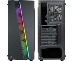 Aerocool Blade V1 Mid Tower, Tempered Glass – Juodas