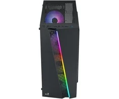 Aerocool Blade V1 Midi-Tower, Tempered Glass - juodos spalvos