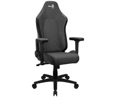 Žaidimų Kėdė - Aerocool Crown AeroWeave Paminkštinta Sėdynė Juoda