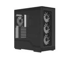 Aerocool D520A PC Case, Mid Tower, ATX, Tempered Glass, RGB – Juodas