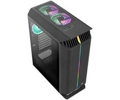 Aerocool Gladiator Duo Midi-Tower - juodos spalvos Window