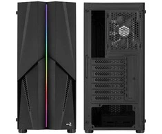 Kompiuterio Korpusas - Aerocool Mecha Midi Tower ATX, Micro ATX, Mini-ITX, Juodas